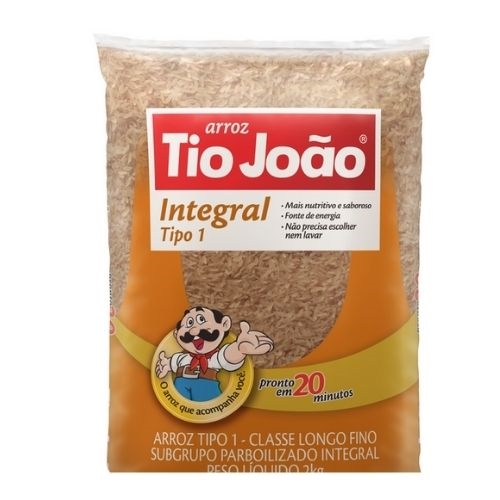 Arroz Integral Tio João 1kg Tio João