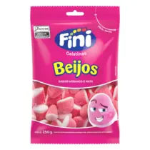 Bala Fini Beijos Morango 100g