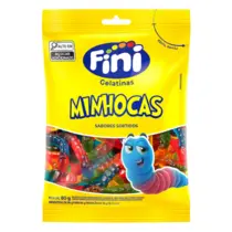 Bala Fini Minhocas 80g