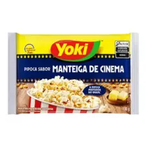 Pipoca Yoki sabor Manteiga de Cinema 100g