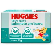 Sabonete Em Barra Infantil Huggies Extra Suave Para Bebê 75g