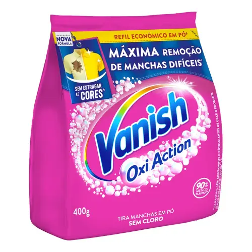 Tira Manchas em pó Oxi Action Refil Vanish 400g
