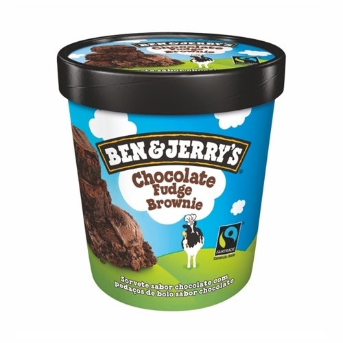 Sorvete Ben & Jerry's Chocolate Fudge Brownie 120ml Ben & Jerry's