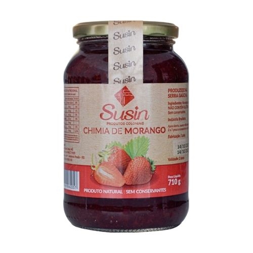 Chimia de Morango Susin - Geleia Artesanal - Produtos coloniais