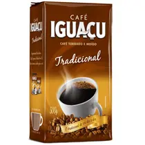 Café Torrado e Moído Iguaçu Tradicional a Vácuo 500g