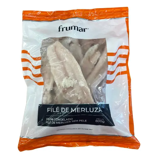 Filé de Merluza sem pele Frumar 800g