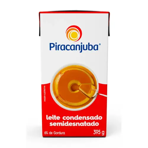 Leite condensado semidesnatado Piracanjuba 395g