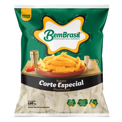 Batata congelada Corte Especial Steakhouse Bem Brasil 1,05kg