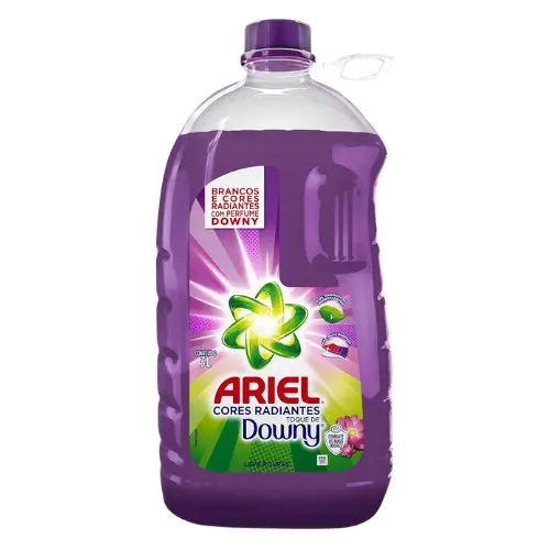 Lava Roupas líquido Cores Radiantes Toque de Downy Ariel 3l