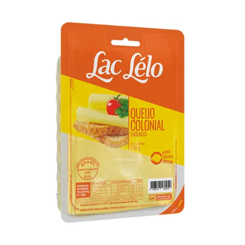 Queijo Colonial fatiado Lac Lélo 150g