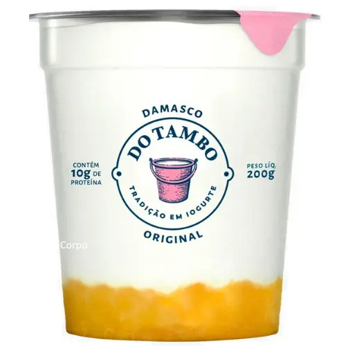Iogurte Do Tambo Damasco Original 200g