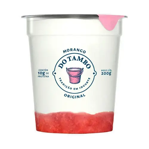 Iogurte Do Tambo Morango Originais 200g