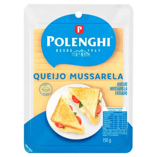 queijo polenghi mussarela fatiado 150g