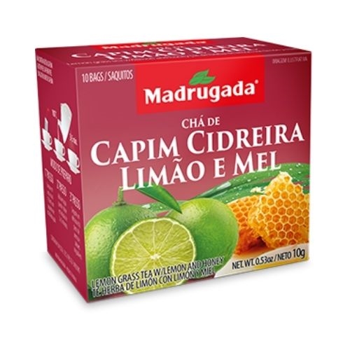 Ch de Capim Cidreira com Lim o e Mel Madrugada Madrugada