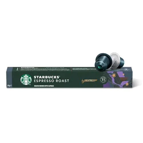Cápsulas Starbucks Espresso Roast com 10 Cápsulas