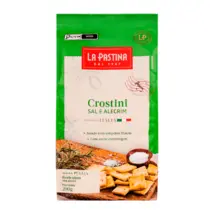 Crostini com Sal Marinho e Alecrim La Pastina 200g