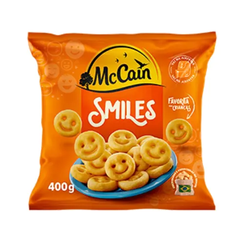 Batata Smiles congelada McCain 400g