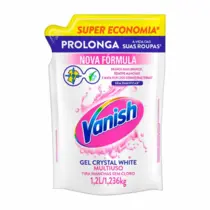 Tira Manchas Gel Crystal White Multiuso Refil Vanish 1,2l
