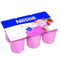 Iogurte Nestlé Polpa de Morango 510G com 6 unidades