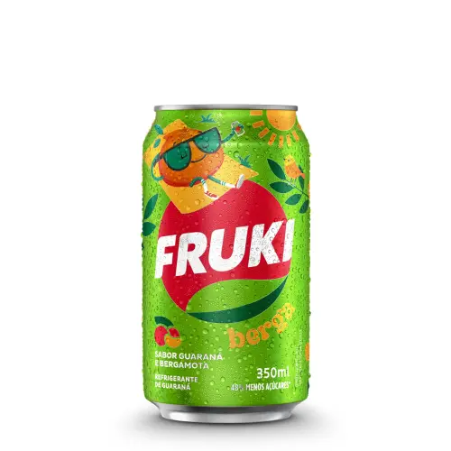 Refrigerante Fruki Sabor Bergamota 350ml