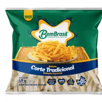 Batata Pré-Frita Palito Tradicional Congelada Bem Brasil Pacote 1,5kg