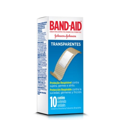 Curativos Transparentes Band Aid 10 Unid Band Aid