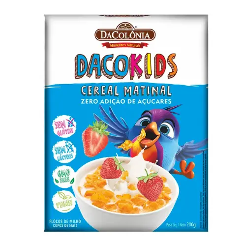 Cereal Matinal Zero Glúten, Lactose E Açúcar Dacolônia 200g