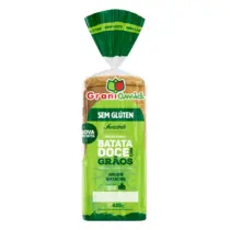 Pão Batata-Doce com Grãos sem Glúten Zero Lactose Grani Amici Ancestrale Pacote 420g
