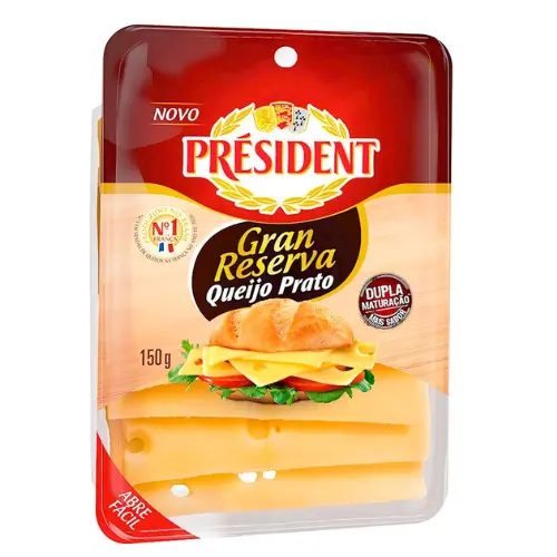 Queijo Prato Gran Reserva President 150g