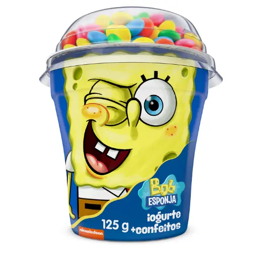 Iogurte Batavo Bob Esponja 125G Conf Chocolate