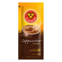 Sachê mistura de café Cappuccino 20g 3 corações