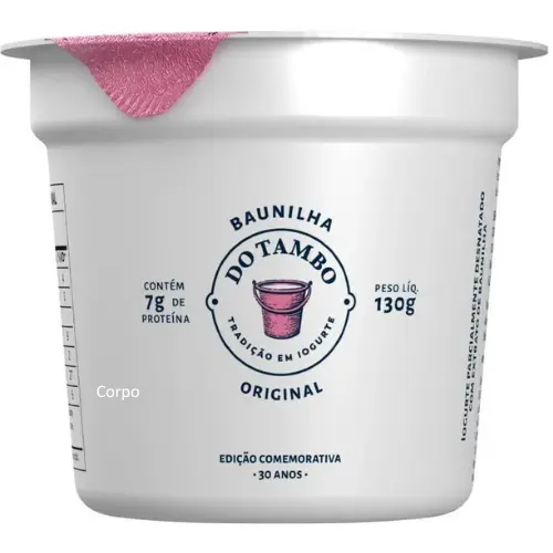 Iogurte Do Tambo Baunilha Original 130g