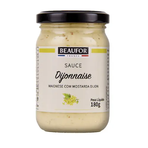 Maionese Francesa Beaufor Com Mostarda de Dijon 180g
