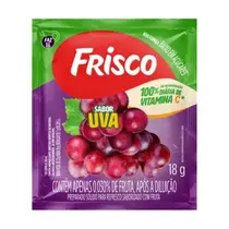 Refresco em Pó Frisco Uva 18g