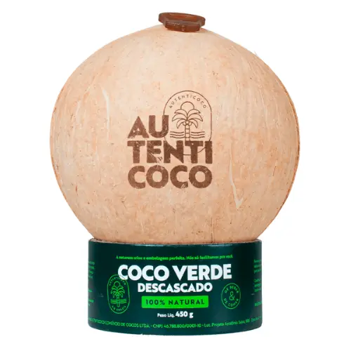 Água de coco de verdade Autenticoco