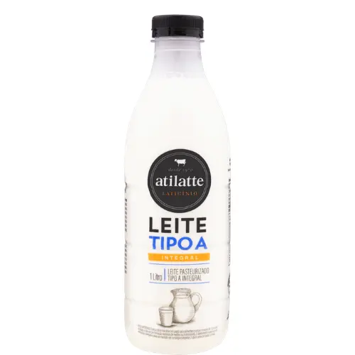 Leite Fresco Tipo A Integral Atilatte Garrafa 1L