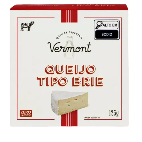 Queijo Tipo Brie 125g Vermont