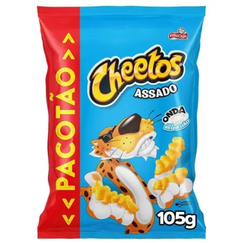 Salgadinho Cheetos Onda Requeijão Elma Chips 105g