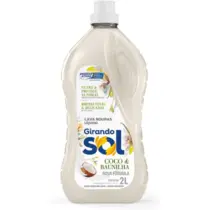 Girando Sol Lava Roupas Líquido Coco Baunilha 2l