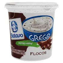 Iogurte Grego Flocos Batavo Pote 450g