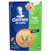 Patê de Atum com Azeitonas Gomes da Costa Sachê 170g