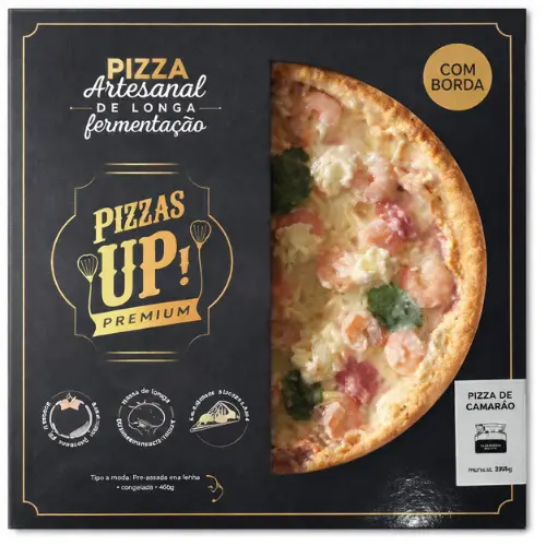 Pizza Up Camarão 550g