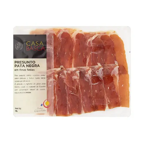 Presunto Casa Basca Pata Negra Fatiado 50g