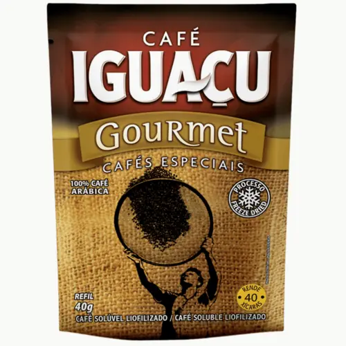 Café Solúvel Iguaçu Gourmet Liofilizado 40g