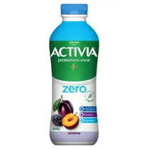 Leite Fermentado Desnatado Ameixa Zero Lactose Activia Zero Garrafa 800g