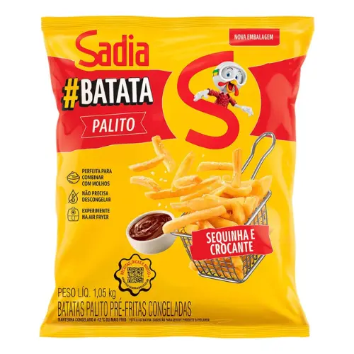 Batata palito congelada Sadia 1,05kg