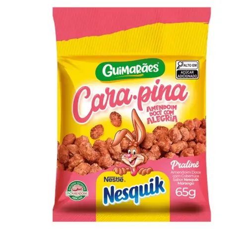 Amendoim Doce Carapina Com Nesquik 65g
