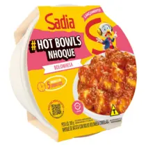 Nhoque ao Molho Bolonhesa Sadia Hot Bowls Pote 300g