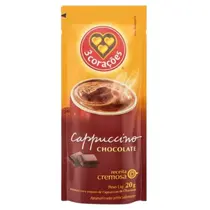 Cappuccino Chocolate Três Corações 20g Sachê