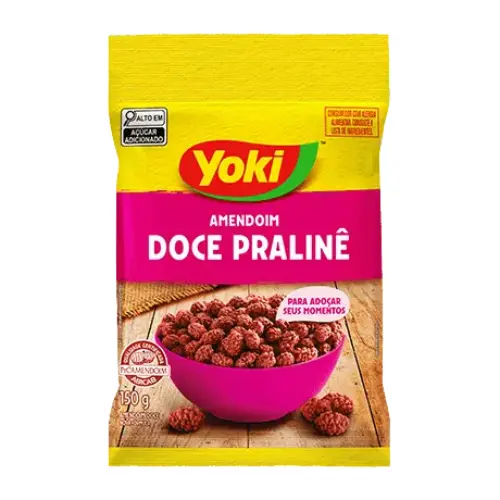Amendoim doce pralinê Yoki 150g